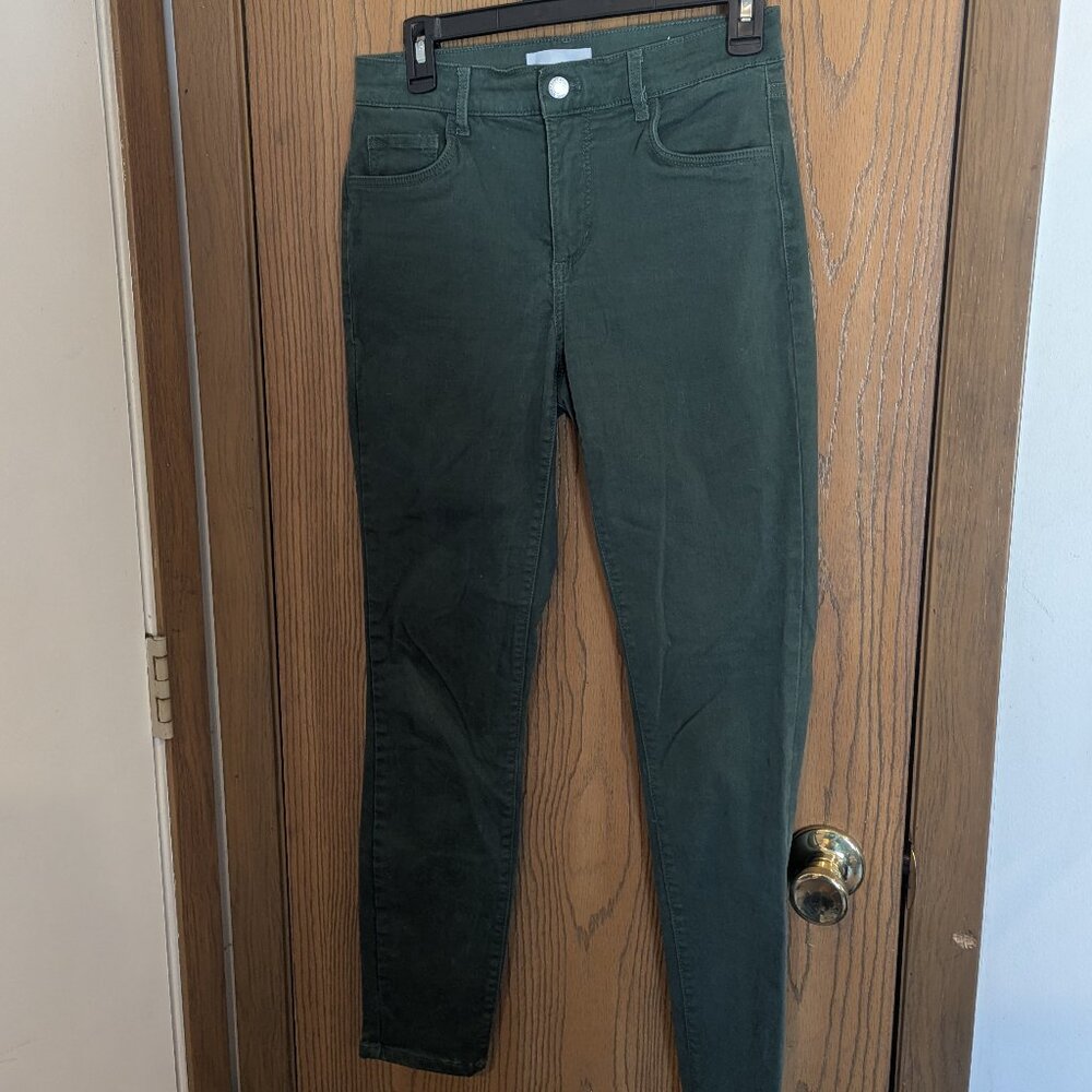 Loft Tapered Green Jeans Pants-Women's 25/0